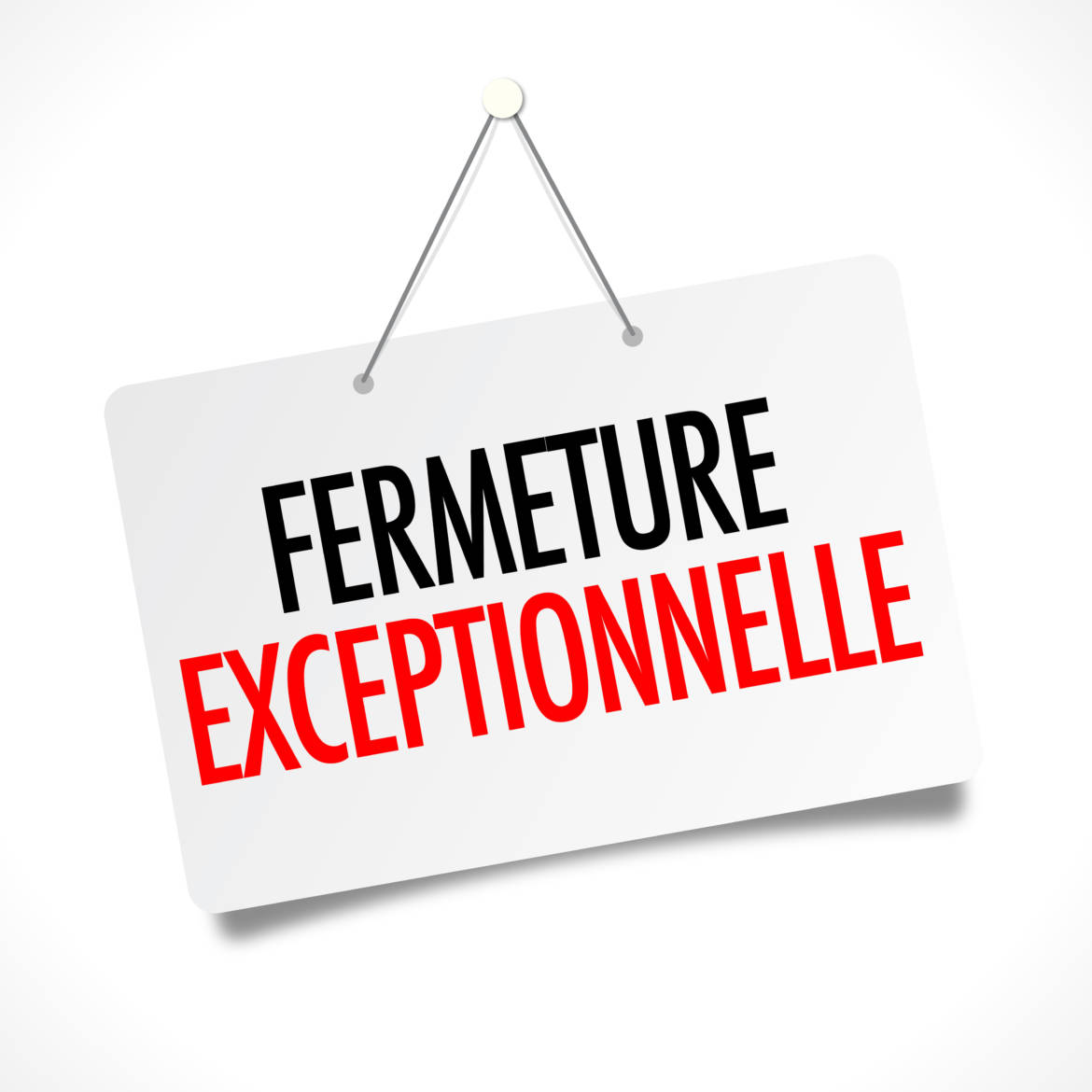 Fermeture des services